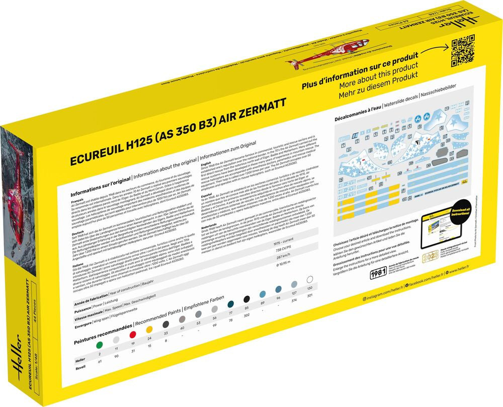 STARTER KIT Ecureuil H125 (AS 350 B3) Air Zermatt