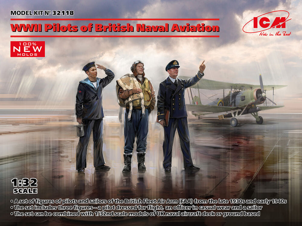 WWII Pilots of British Naval Aviation (100% new molds)