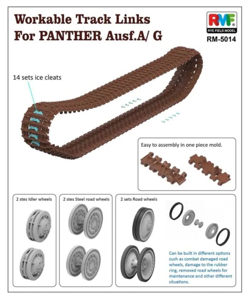 Workable Track Links for Panther A/G