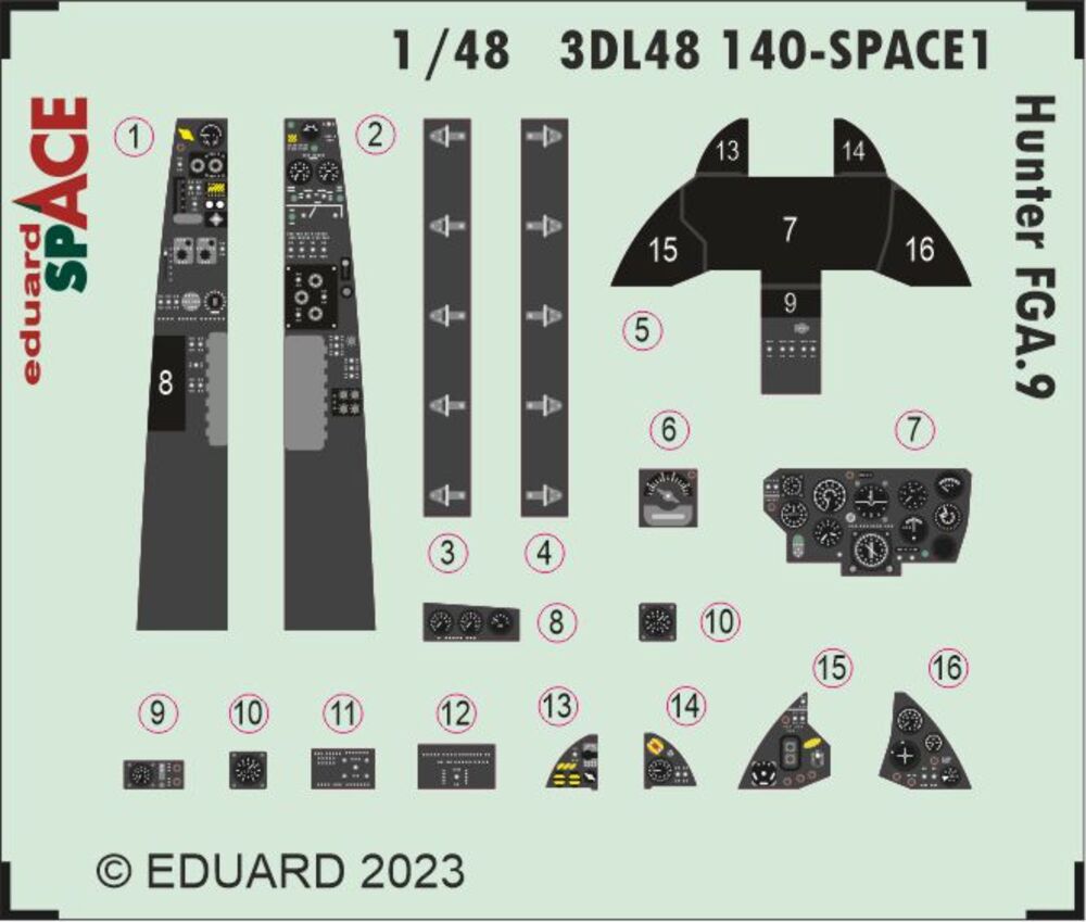 Hunter FGA.9 SPACE 1/48 AIRFIX