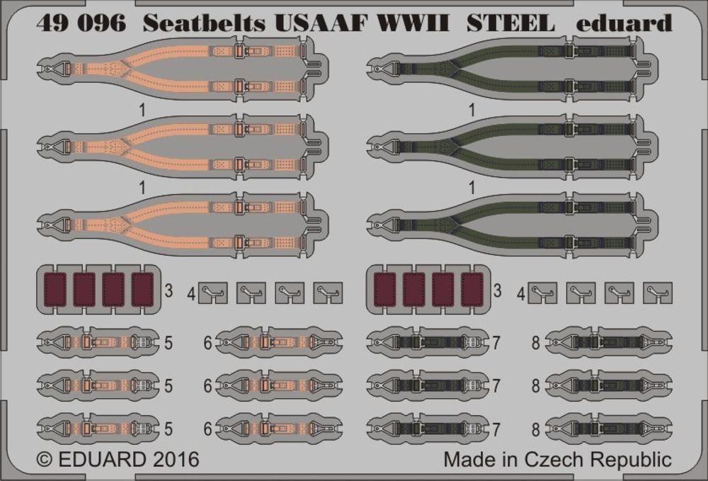 Seatbelts USAAF WWII STEEL