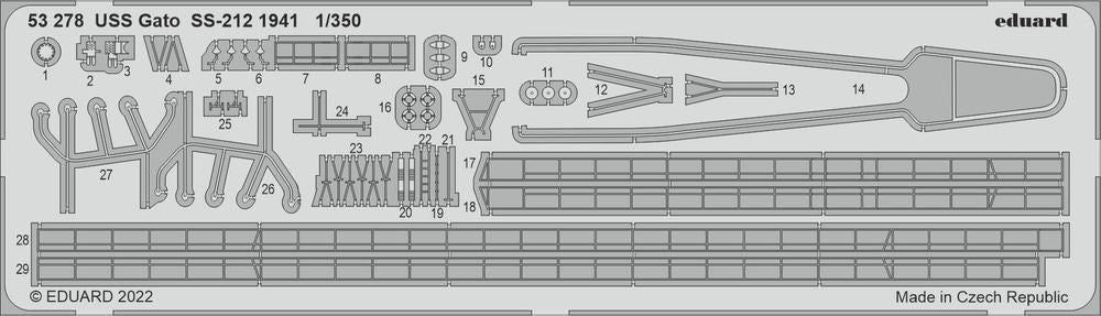 USS Gato SS-212 1941 for HOBBY BOSS