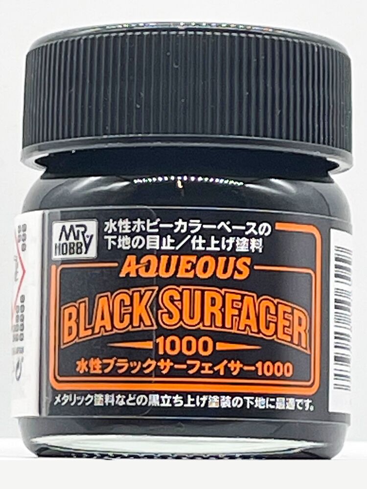 Mr Hobby -Gunze Aqueous Black Surfacer 1000 (Jar Type)