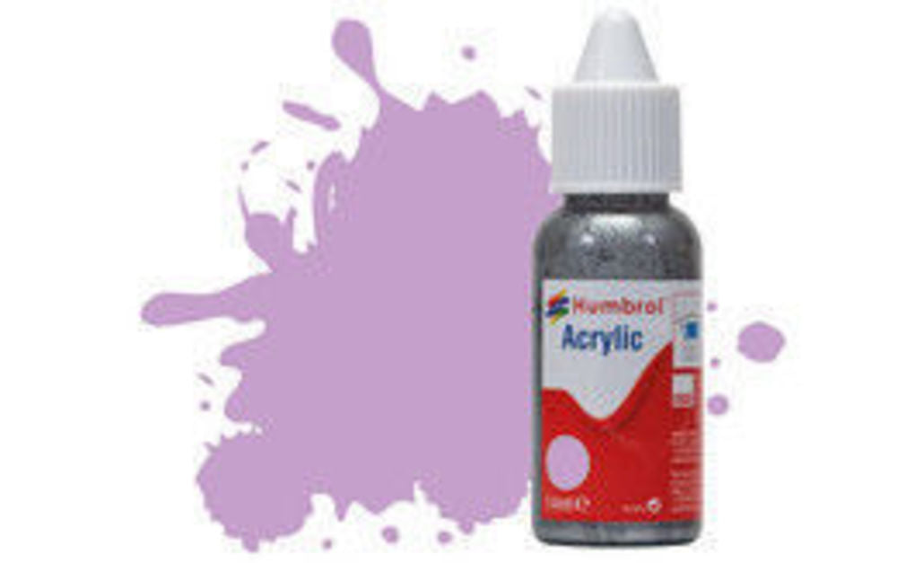 HUMBROL ACRYLIC DROPPER BOTTLE 14ML No 42 Pastel Violet Matt