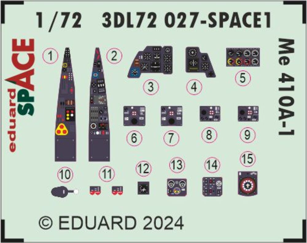 Me 410A-1 SPACE 1/72 AIRFIX