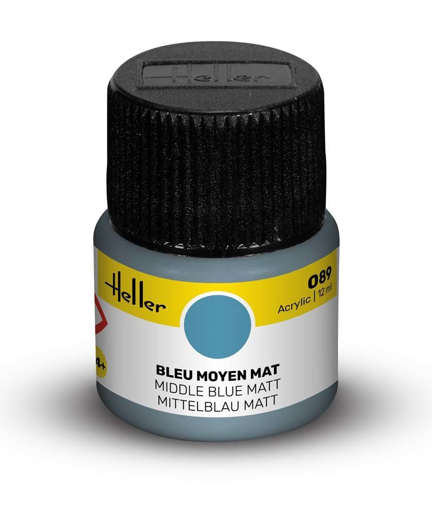 Peinture Acrylic 089 bleu moyen mat