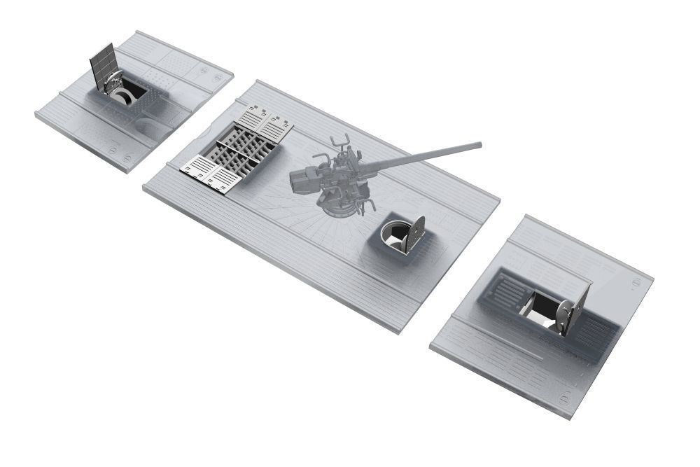 U-Boot IX Open Front&Rear Torpedo Muzzle for Revell Kit