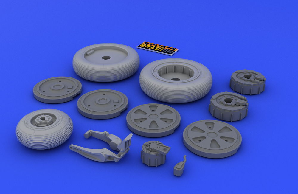 MiG-21 wheels for Eduard