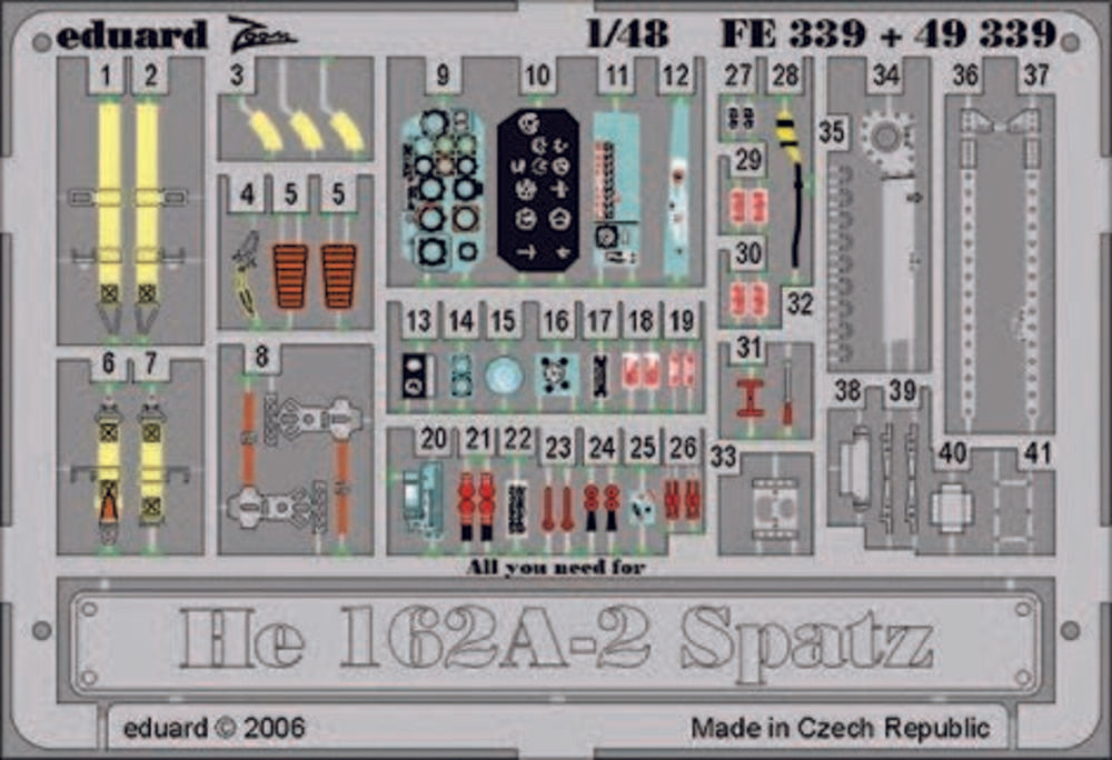 He 162A-2 Spatz f��r Tamiya Bausatz