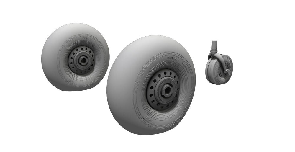 Lancaster Mk.I/III Mainwheels and Tailwheel w/Leg