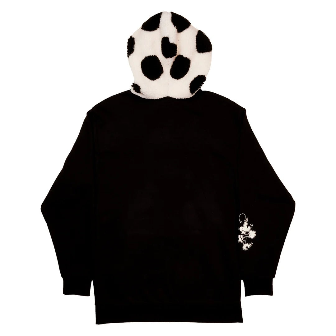 Loungefly Disney Minnie Rocks the Dots Sherpa Hoodie (XL)
