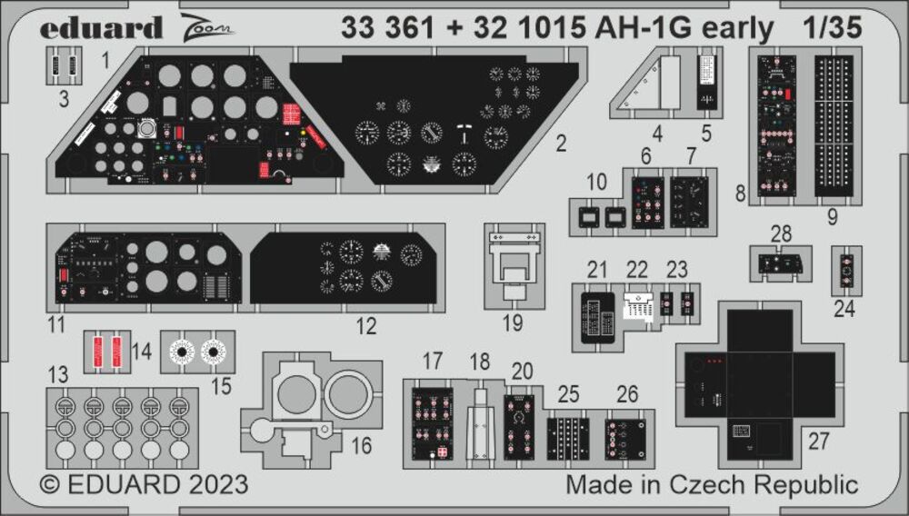 AH-1G early seatbelts STEEL 1/35