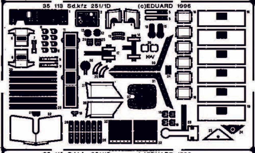 Sd.Kfz. 251/1 Ausf. D Detailbausatz