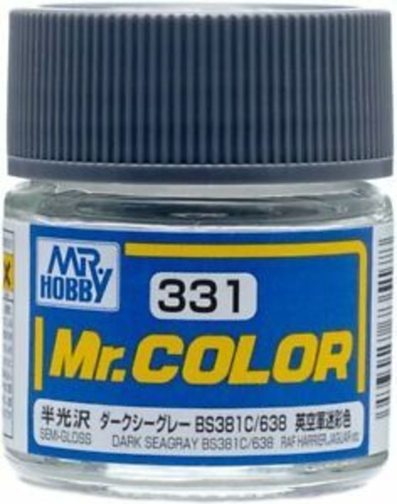 Mr Hobby -Gunze Mr. Color (10 ml) Dark Seagray BS381C 638