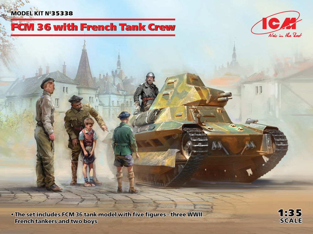 FCM 36 with French Tank Crew