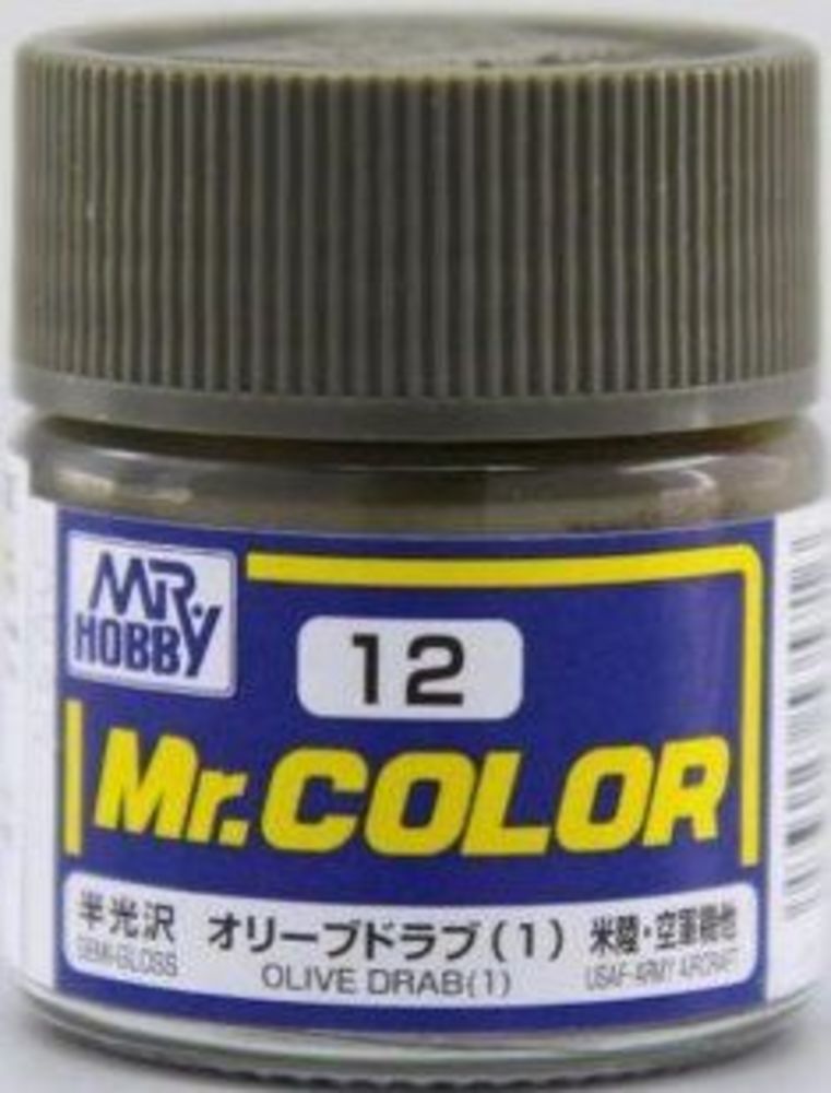 Mr Hobby -Gunze Mr. Color (10 ml) Olive Drab (1)