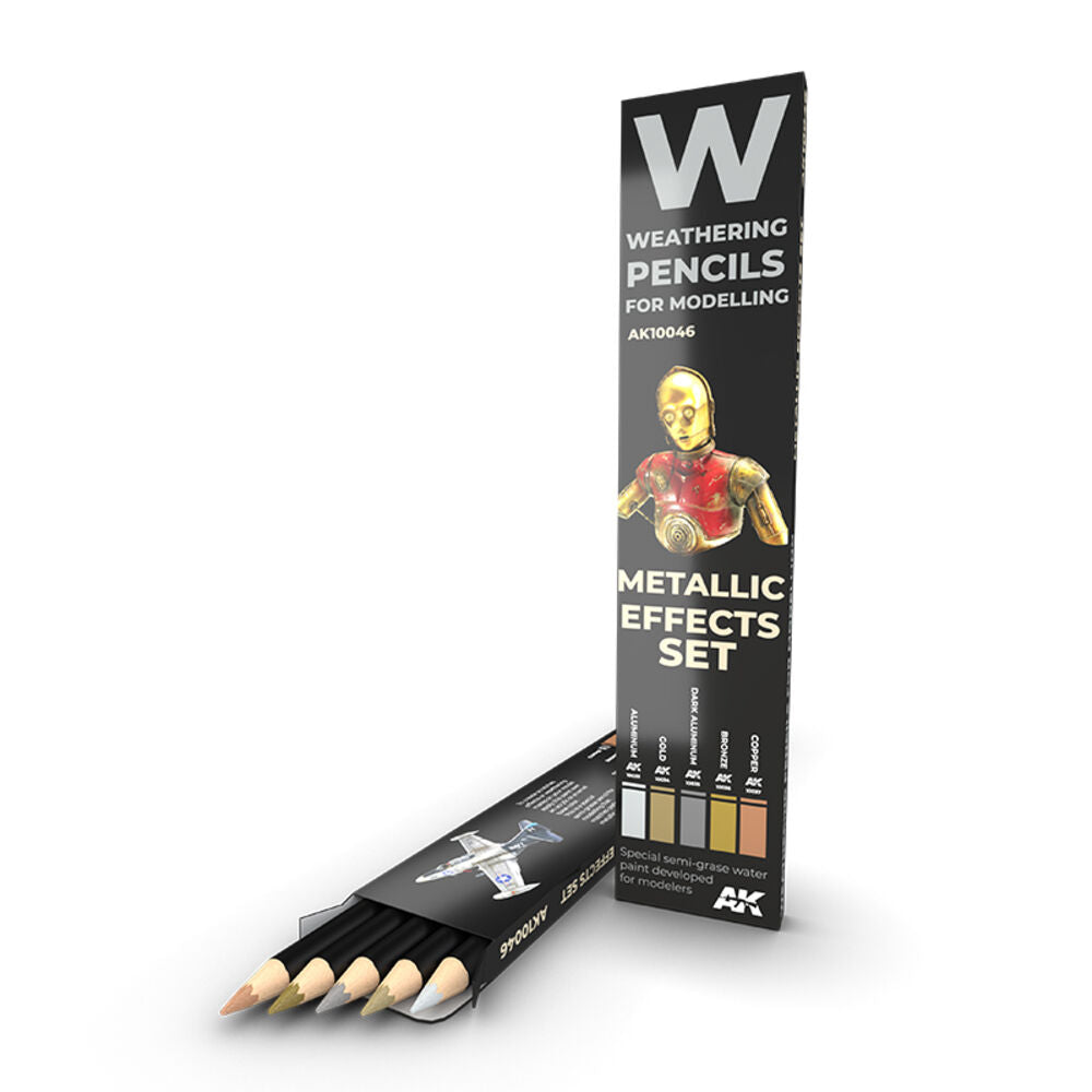 WATERCOLOR PENCIL SET METALLICS SET