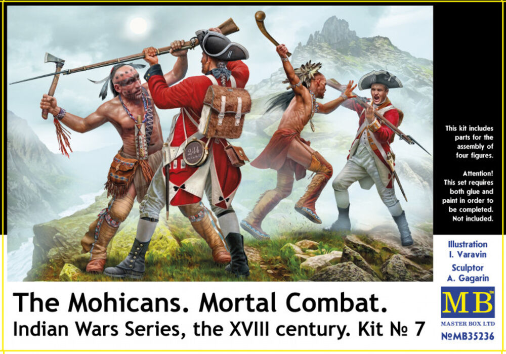 The Mohicans. Mortal Combat. Indian Wars Series, the XVIII century. Kit No 7