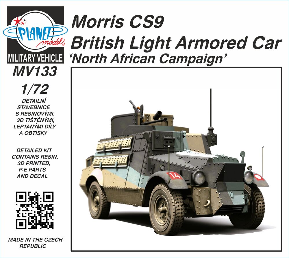 Morris CS9 British Light Armored Car ���North African Campaign���1/72