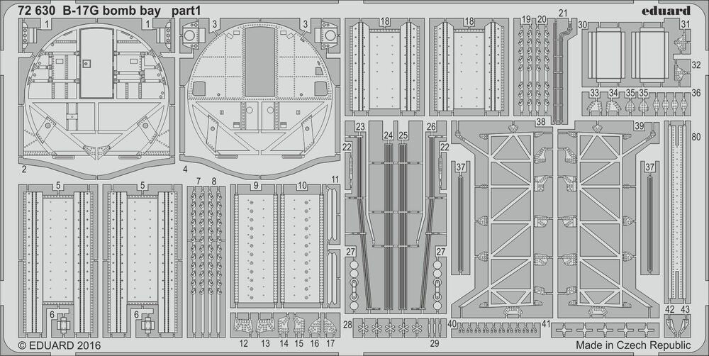 B-17G bomb bay for Airfix