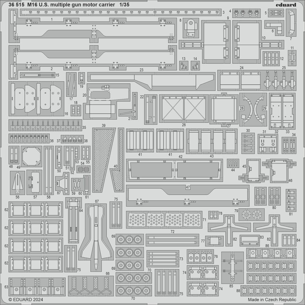 M16 U.S. multiple gun motor carrier 1/35 TAMIYA