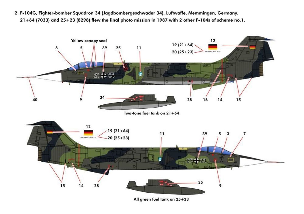 F-104G German Air Force and Marine