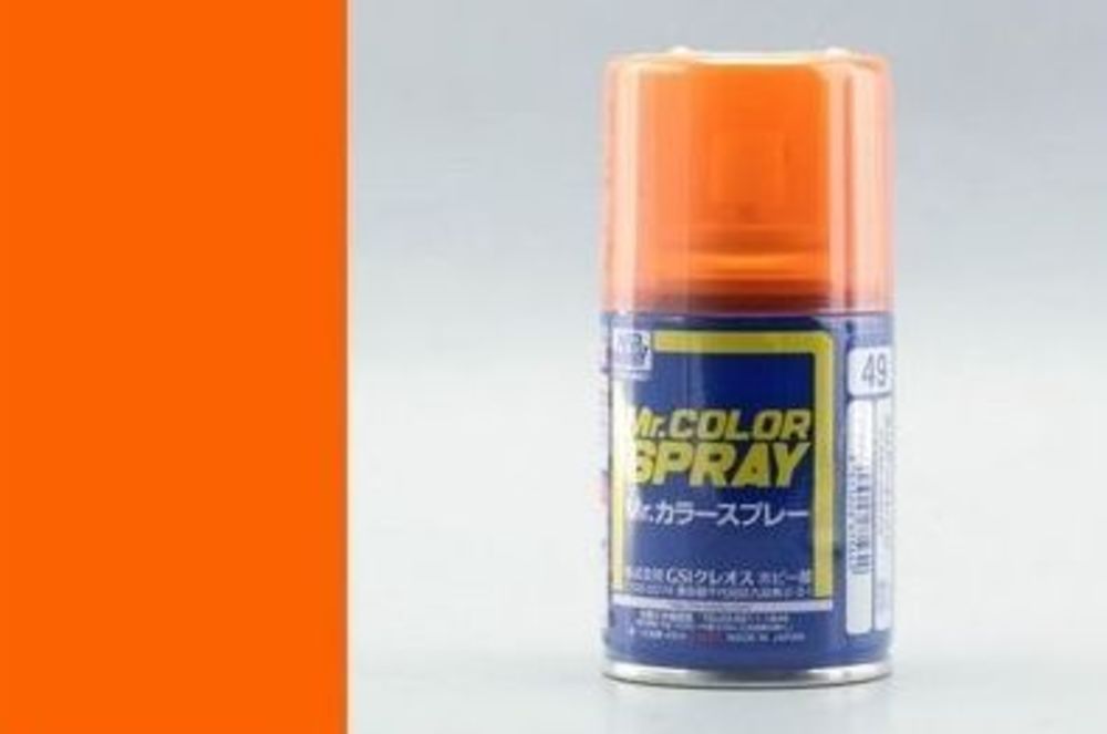 Mr Hobby -Gunze Mr. Color Spray (100 ml) Clear Orange