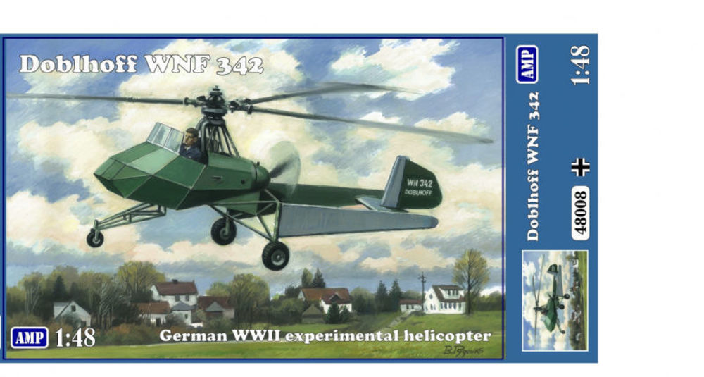 Doblhoff WNF 342 WWII German Experimenta Helicopter