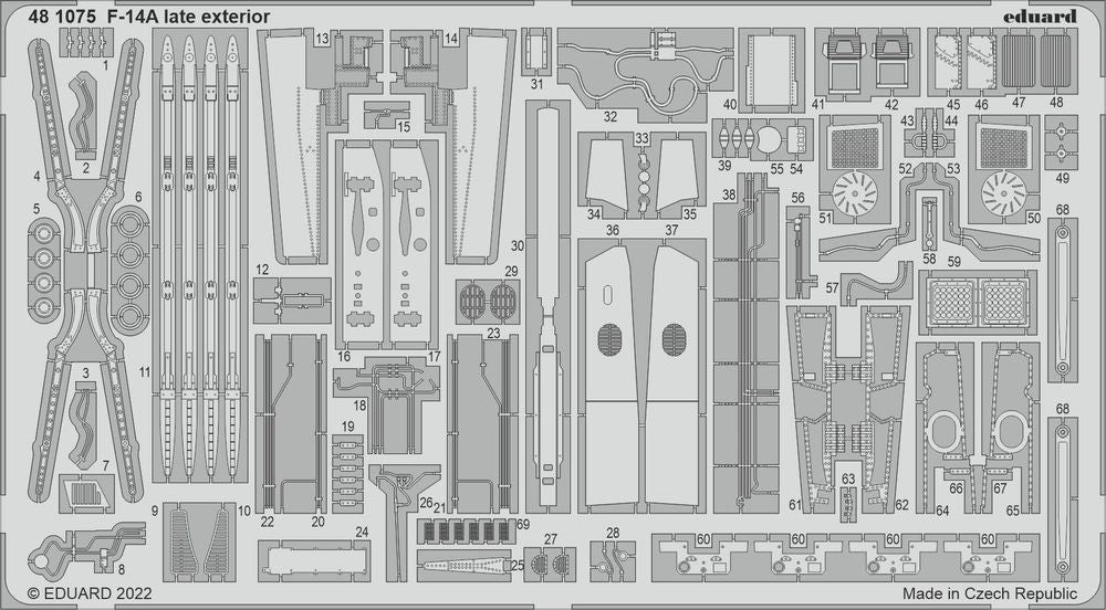 F-14A late exterior for TAMIYA