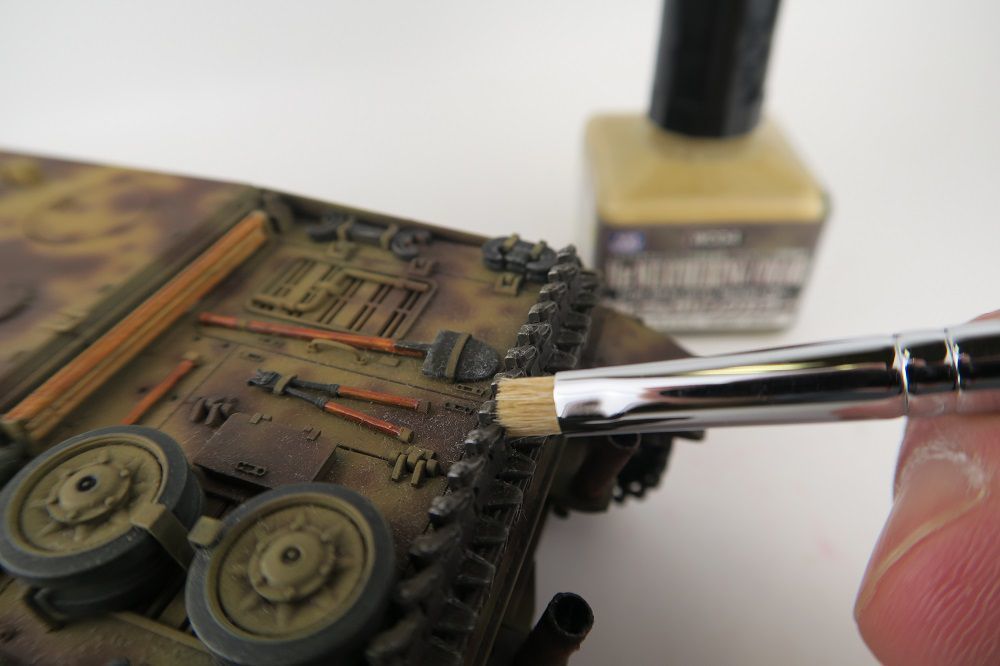 Mr Hobby -Gunze Mr. Weathering Brush Set Soft