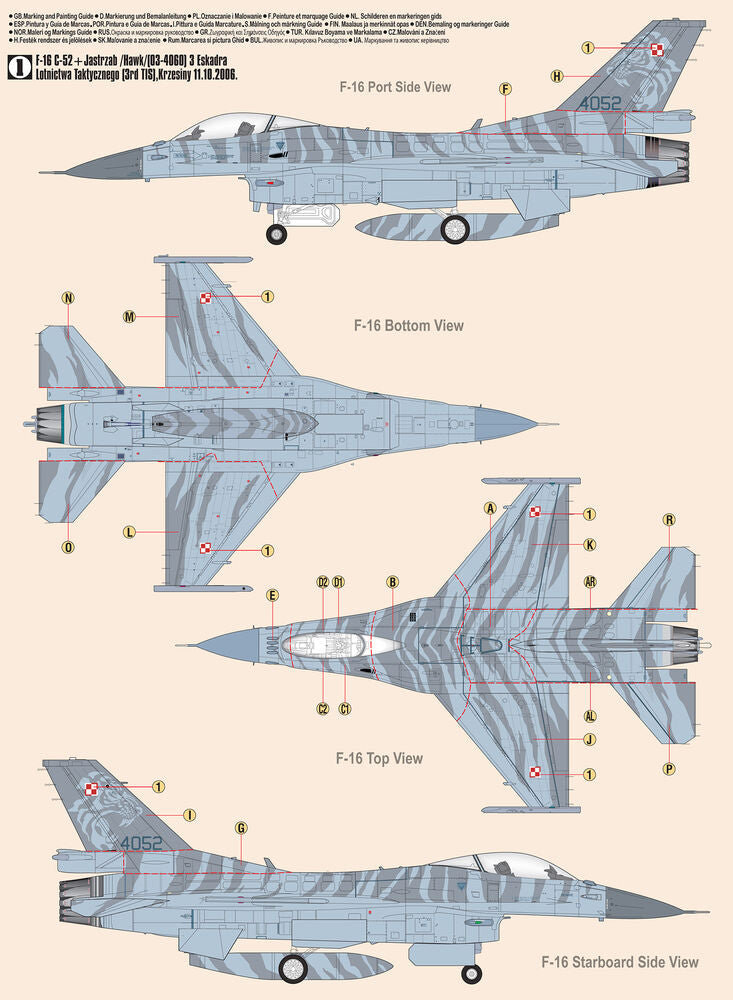 F-16C BLOCK 52 + JASTRZAB HAWK