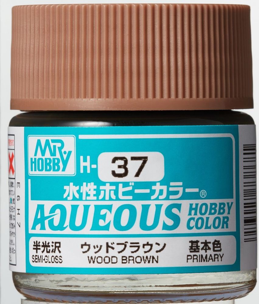 Mr Hobby -Gunze Aqueous Hobby Colors (10 ml) Wood Brown