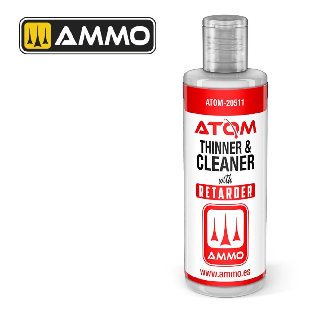 ATOM Thinner and Cleaner with Retarder 60 mL