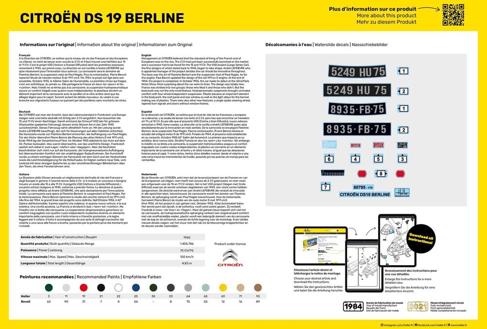 STARTER KIT Citroen DS 19