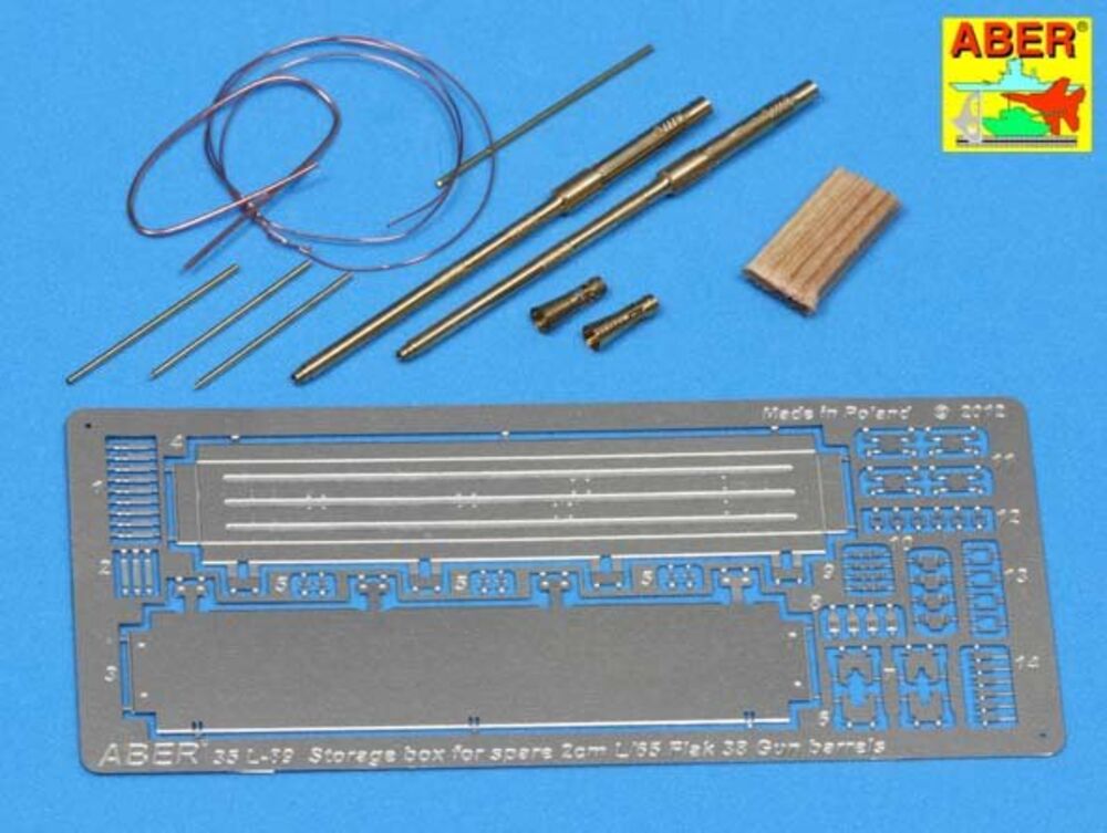 Flak  38  barrels with storage box