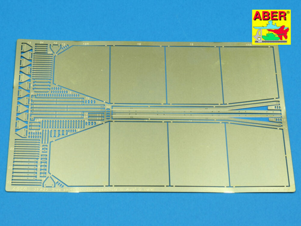 Side skirts for Sturmgeschutz III (Late model)