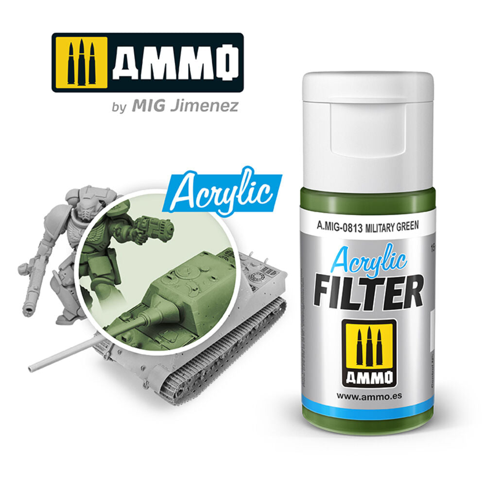 ACRYLIC FILTER Military Green