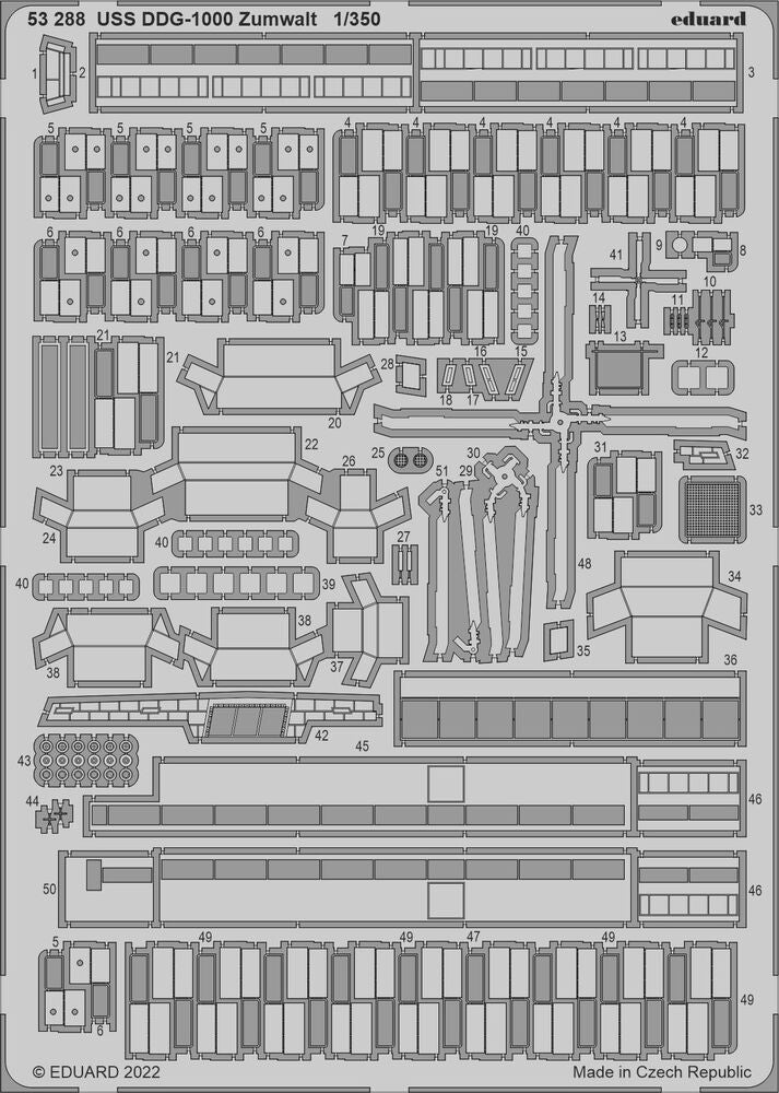 USS DDG-1000 Zumwalt for SNOWMAN MODELS / TAKOM