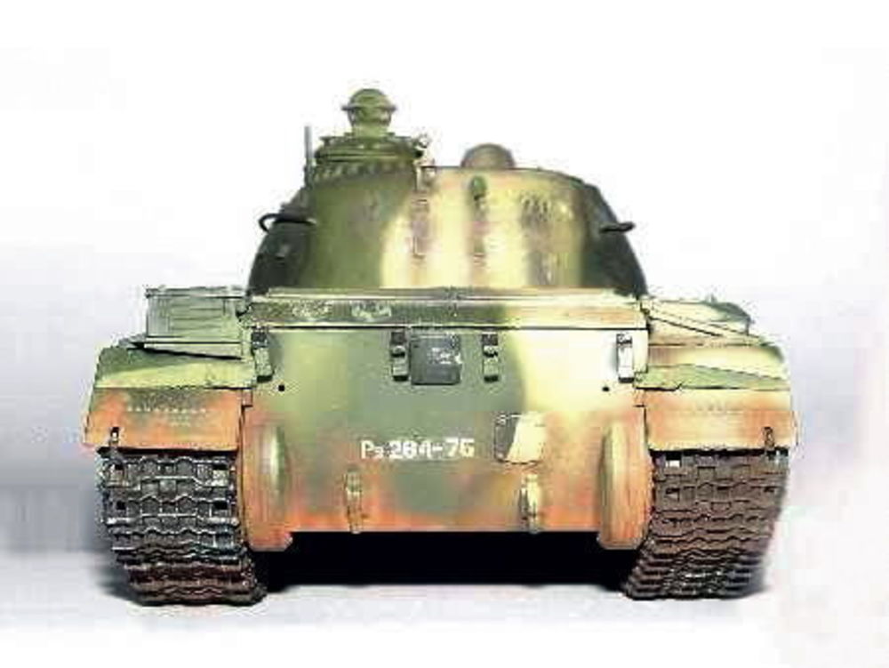 Finnischer Panzer T-55 mit Minenr��umer