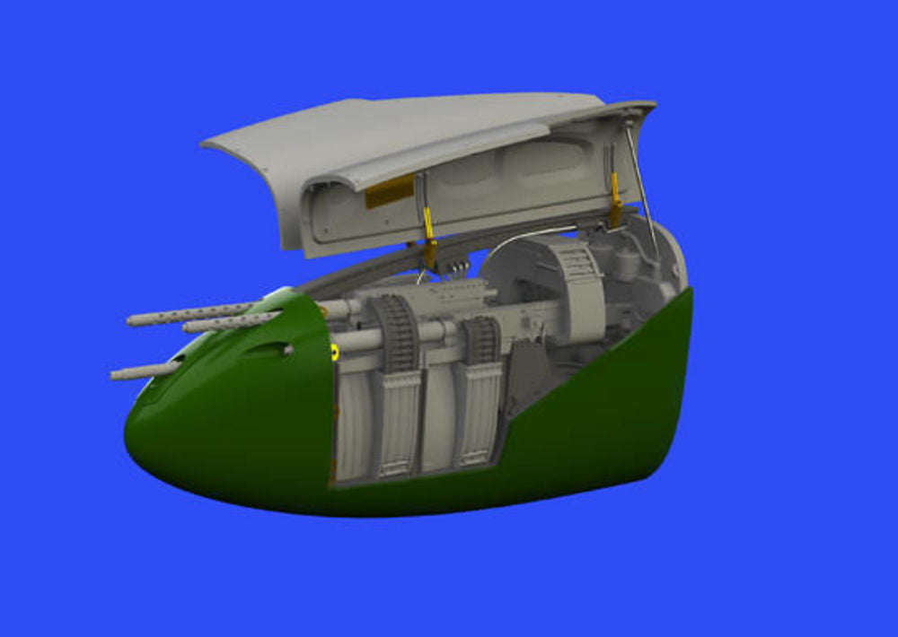 P-38F/G nose gun bay for Tamiya