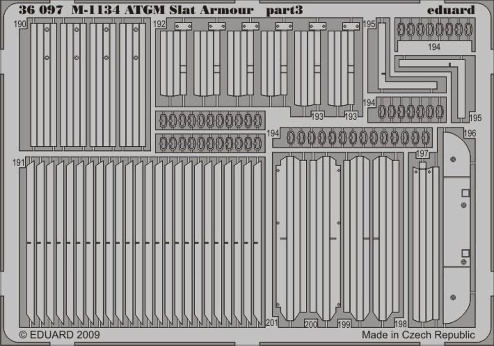 M-1134 ATGM Slat Armour f��r AFV