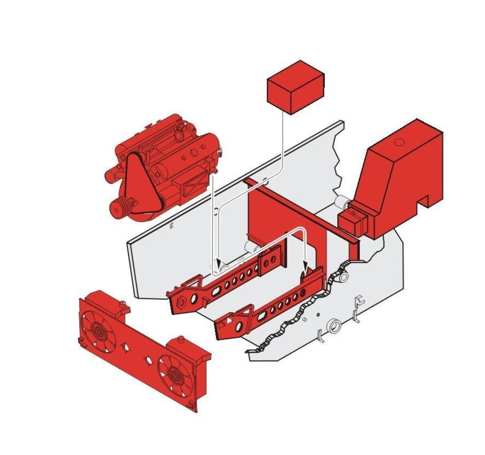 StuG III Ausf. G Engine Set for Dragon