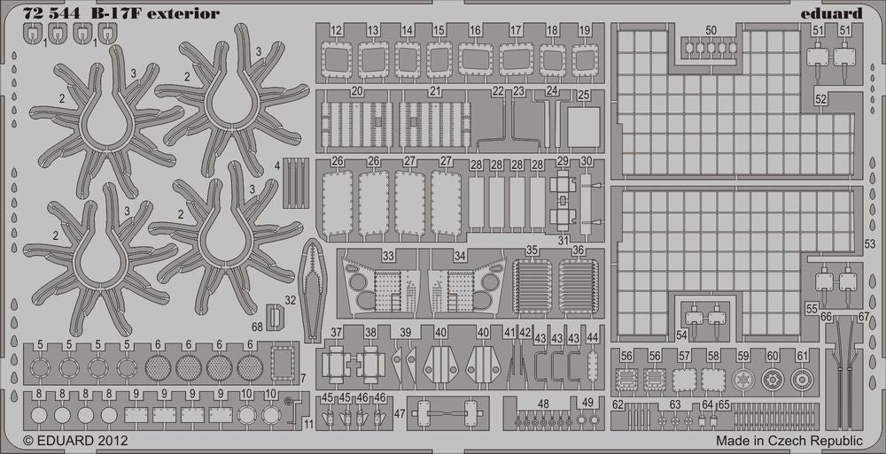 B-17F exterior for Revell