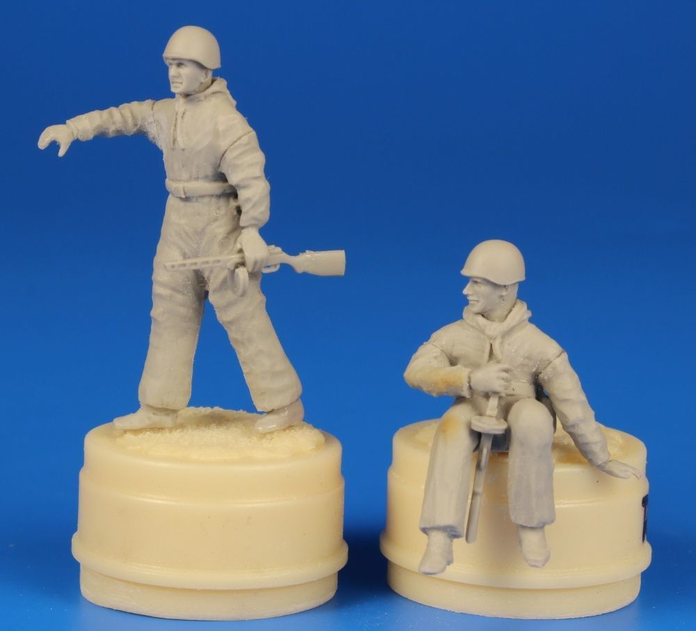 Soviet Tank Desant Troops,part 2(2 Figur for a T-34 and another tanks