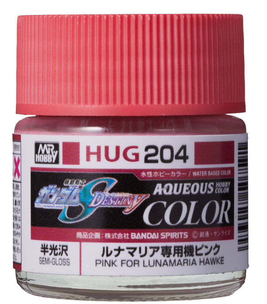 Mr Hobby -Gunze AQUEOUS GUNDAM COLOR (10ml) PINK FOR LUNAMARIA HAWKE