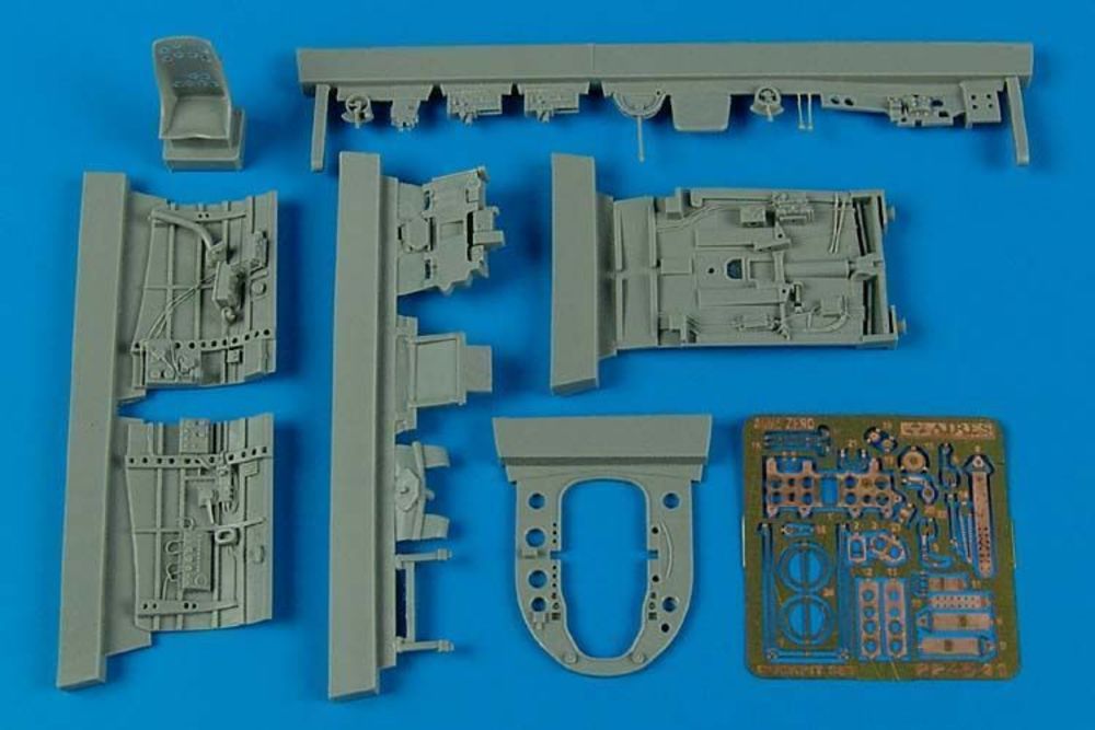 A6M5 Zero cockpit set for Tamiya