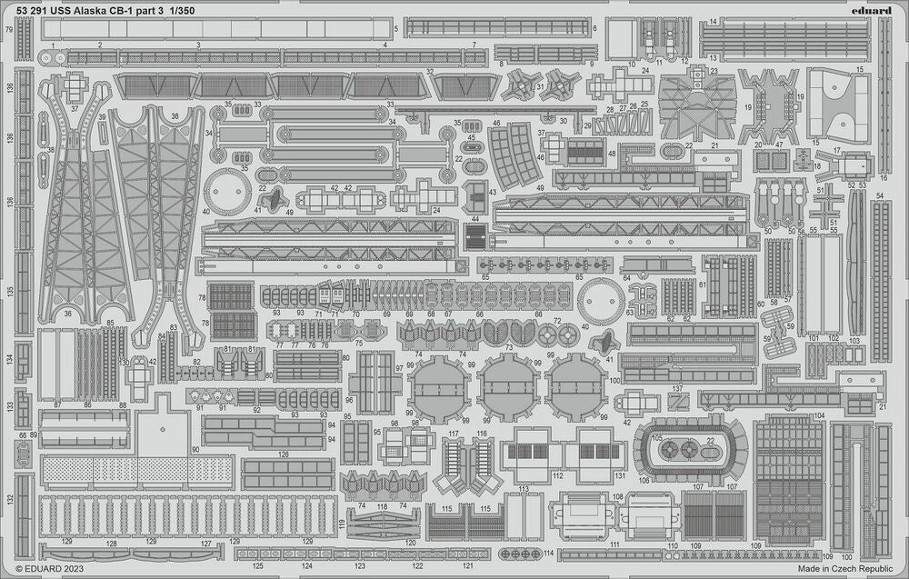 USS Alaska CB-1 part 3 1/350 HOBBY BOSS