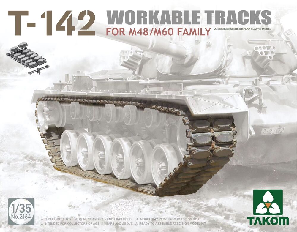 T-142 WORKABLE TRACKS FOR M48/M60 FAMILY