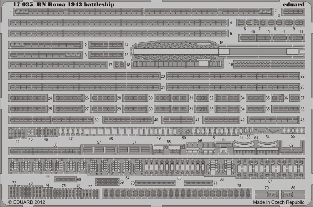 RN Roma 1943 battleship for Trumpeter