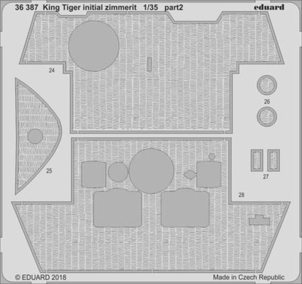 King Tiger initial for Takom